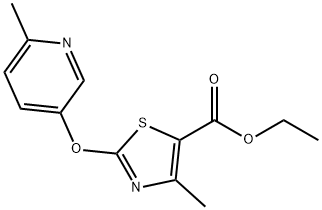 5-thiazolecarboxylic acid, 4-methyl-2-[(6-methyl-3-pyridin 구조식 이미지