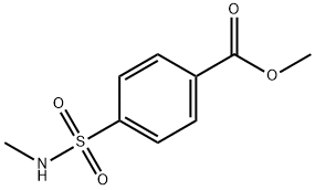 benzoic acid, 4-[(methylamino)sulfonyl]-, methyl ester 구조식 이미지