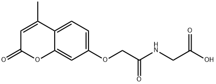 N-{[(4-Methyl-2-oxo-2H-chromen-7-yl)oxy]-acetyl}glycine Structure