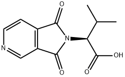 (2S)-2-(1,3-Dioxo-1,3-dihydro-2H-pyrrolo[3,4-c]-pyridin-2-yl)-3-methylbutanoic acid Structure