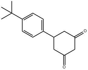 5-(4-tert-Butylphenyl)cyclohexane-1,3-dione 구조식 이미지