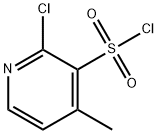 2-Chloro-4-methyl-pyridine-3-sulfonyl chloride 구조식 이미지