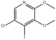 5-Chloro-4-iodo-2,3-dimethoxypyridine Structure