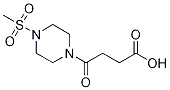 4-[4-(Methylsulfonyl)piperazin-1-yl]-4-oxobutanoic acid 구조식 이미지