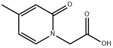 (4-Methyl-2-oxo-2H-pyridin-1-yl)-acetic acid Structure