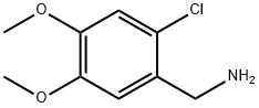 (2-Chloro-4,5-dimethoxybenzyl)amine 구조식 이미지