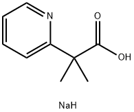 2-Methyl-2-(pyridin-2-yl)propanoic acid sodium salt Structure