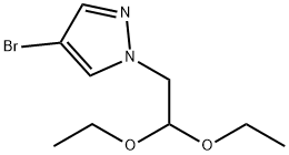 4-Bromo-1-(2,2-diethoxyethyl)-1H-pyrazole 구조식 이미지