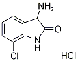3-Amino-7-chloro-1,3-dihydro-2H-indol-2-one hydrochloride 구조식 이미지