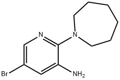 2-(Azepan-1-yl)-5-bromopyridin-3-amine 구조식 이미지