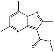 Methyl 2,5,7-trimethylpyrazolo[1,5-a]pyrimidine-3-carboxylate Structure