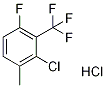 2-Chloro-6-fluoro-3-methylbenzotrifluoride hydrochloride Structure