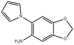 6-(1H-Pyrrol-1-yl)-1,3-benzodioxol-5-amine Structure