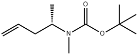 (S)-tert-Butyl methyl(pent-4-en-2-yl)carbamate 구조식 이미지