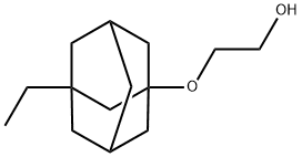 2-[(3-Ethyl-1-adamantyl)oxy]ethanol Structure