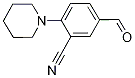 5-Formyl-2-(piperidin-1-yl)benzonitrile 구조식 이미지