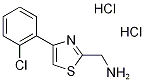 {[4-(2-Chlorophenyl)-1,3-thiazol-2-yl]-methyl}amine dihydrochloride Structure