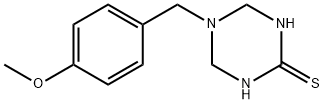 5-(4-Methoxybenzyl)-1,4,5,6-tetrahydro-1,3,5-triazine-2-thiol Structure
