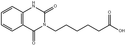 6-(2,4-Dioxo-1,4-dihydroquinazolin-3(2H)-yl)-hexanoic acid Structure