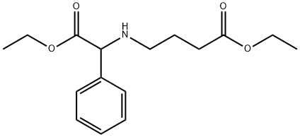 4-[(Ethoxycarbonyl-phenyl-methyl)-amino]-butyric acid ethyl ester 구조식 이미지