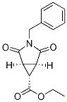 Ethyl (1S,5R,6R)-3-benzyl-2,4-dioxo-3-azabicyclo-[3.1.0]hexane-6-carboxylate 구조식 이미지