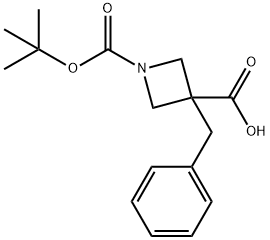 3-Benzyl-azetidine-1,3-dicarboxylic acid mono-tert-butyl ester Structure