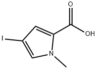 4-Iodo-1-methyl-1H-pyrrole-2-carboxylic acid Structure