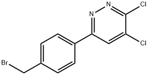 6-[4-(Bromomethyl)phenyl]-3,4-dichloropyridazine Structure
