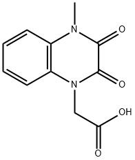 (4-Methyl-2,3-dioxo-3,4-dihydroquinoxalin-1(2H)-yl)acetic acid 구조식 이미지