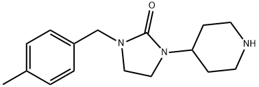 1-(4-Methylbenzyl)-3-piperidin-4-ylimidazolidin-2-one Structure