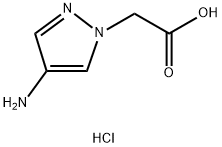 (4-Amino-1H-pyrazol-1-yl)acetic acid hydrochloride Structure