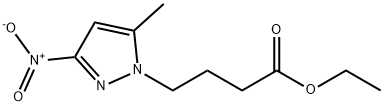Ethyl 4-(5-methyl-3-nitro-1H-pyrazol-1-yl)butanoate Structure