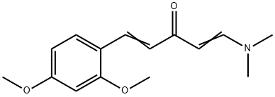 (1E,4E)-1-(2,4-Dimethoxyphenyl)-5-(dimethylamino)penta-1,4-dien-3-one Structure