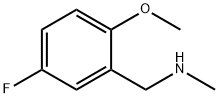 N-(5-Fluoro-2-methoxybenzyl)-N-methylamine 구조식 이미지