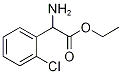 Ethyl amino(2-chlorophenyl)acetate Structure