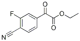 Ethyl 4-cyano-3-fluorobenzoylformate Structure