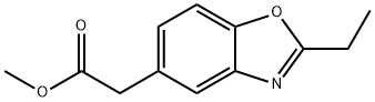 Methyl (2-ethyl-1,3-benzoxazol-5-yl)acetate 구조식 이미지