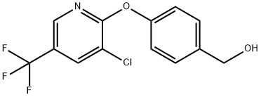 (4-{[3-Chloro-5-(trifluoromethyl)-pyridin-2-yl]oxy}phenyl)methanol 구조식 이미지