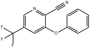 2-Cyano-3-phenoxy-5-(trifluoromethyl)pyridine Structure
