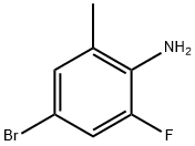 4-Bromo-2-fluoro-6-methylaniline 구조식 이미지
