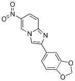 2-(1,3-Benzodioxol-5-yl)-6-nitroimidazo[1,2-a]pyridine 구조식 이미지