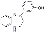 3-(4,5-Dihydro-3H-1,4-benzodiazepin-2-yl)phenol 구조식 이미지