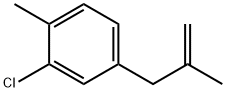 3-(3-Chloro-4-methylphenyl)-2-methylprop-1-ene Structure