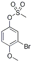 3-Bromo-4-methoxyphenyl mesylate, 2-Bromo-4-[(methylsulphonyl)oxy]anisole Structure