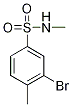 N-Methyl 3-bromo-4-methylbenzenesulphonamide Structure