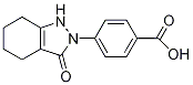 4-(3-Oxo-1,3,4,5,6,7-hexahydro-2H-indazol-2-yl)benzoic acid 95% Structure