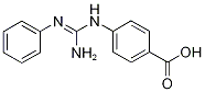 4-(Phenylcarbamimidamido)benzoic acid 구조식 이미지