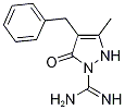 4-Benzyl-2,5-dihydro-3-methyl-5-oxo-1H-pyrazole-1-carboximidamide 구조식 이미지