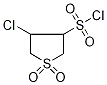 4-Chloro-1,1-dioxotetrahydrothiophene-3-sulphonyl chloride Structure