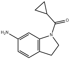 1-(Cyclopropylcarbonyl)indolin-6-amine Structure